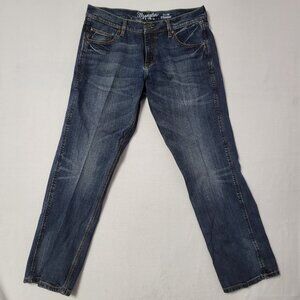 Wrangler Retro Slim Straight Men's Jeans Blue 5-Pocket 33x32